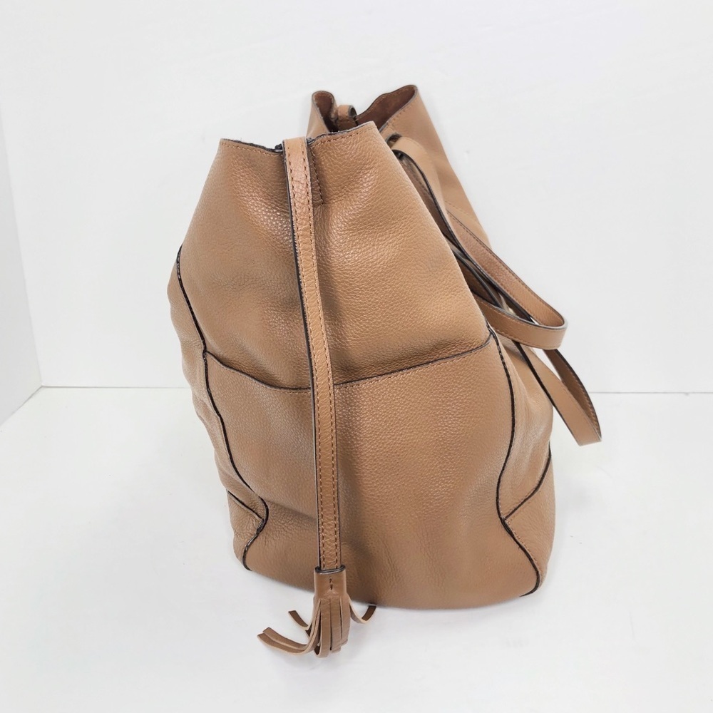 Michael Kors, brown leather tote bag - Picture 3 of 14